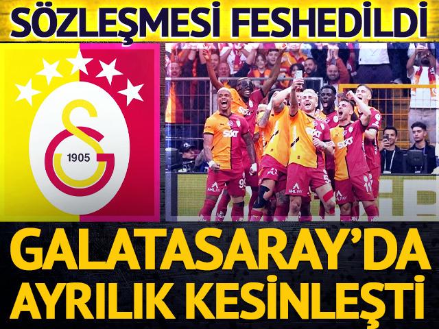 Galatasaray'dan sürpriz hamle! Tecrübeli oyuncunun sözleşmesi feshedildi