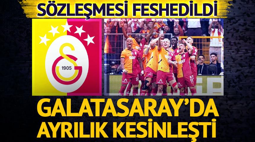 Galatasaray'dan sürpriz hamle! Tecrübeli oyuncunun sözleşmesi feshedildi