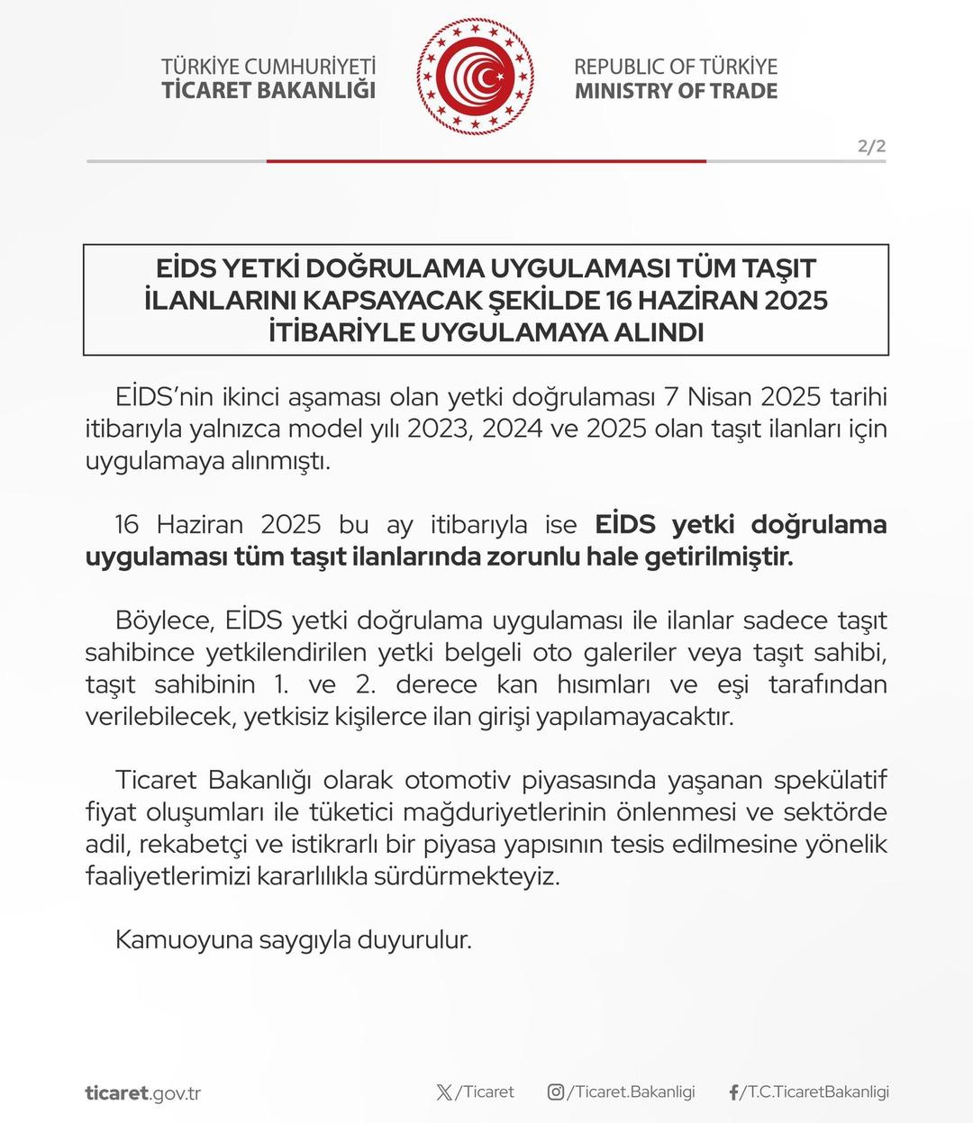 Bakanlık duyurdu! Yeni uygulama... Tüm taşıt ilanları için zorunlu oldu, araç satışında yeni dönem 4