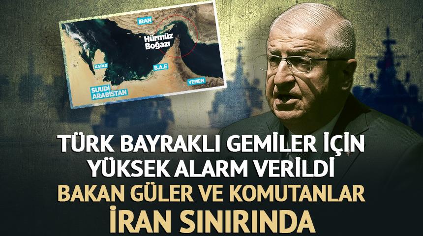 Bakan Güler ve komutanlar İran sınırında