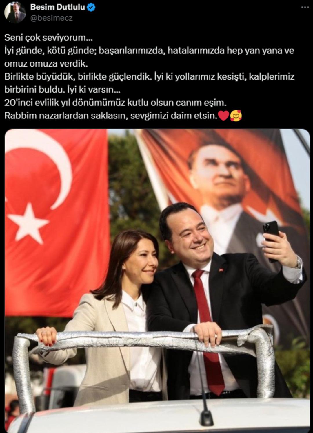 1200xauto Ferdi Zeyrek'in vefatının ardından Manisa Büyükşehir Belediye Başkanlığı’na seçilmişti! Besim Dutlulu'nun paylaşımı sosyal medyada tepki çekti