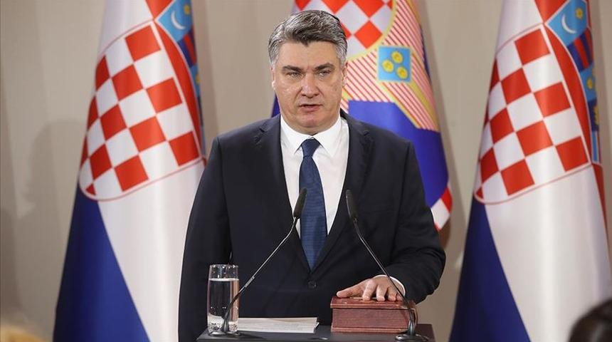 Hırvat lider Milanovic, İsrail'in Washington'un desteğiyle suç niteliğinde politika yürüttüğünü söyledi