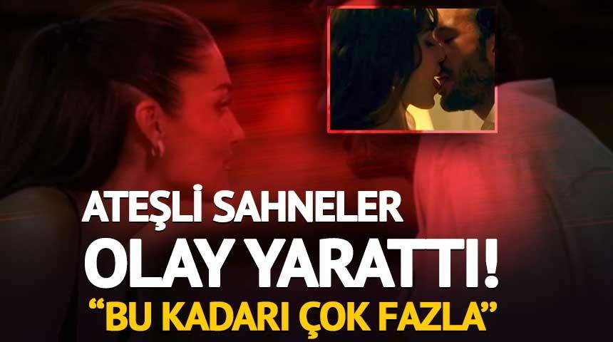 Sevişme sahnesi olay oldu! Sosyal medyada eleştiri yağdı! 'Bu kadarı çok fazla'