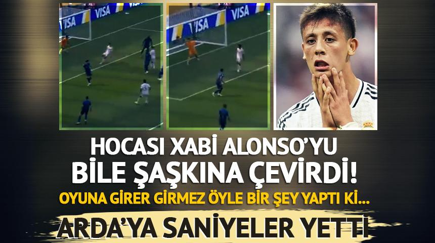 Arda'ya saniyeler yetti! Oyuna girer girmez öyle bir şey yaptı ki... Tüm dünyayı şaşırttı