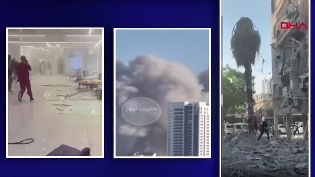 İran bu kez gündüz vurdu! Hastane ve İsrail borsa binası isabet aldı... Çok sayıda yaralı var