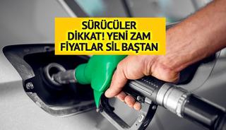 Bir çifte zam daha! Akaryakıtta tabela yeniden sil baştan