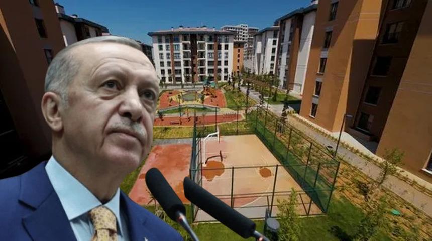 Cumhurbaşkanı Erdoğan paylaştı! Deprem bölgesinde 250 bin konut teslim edilecek