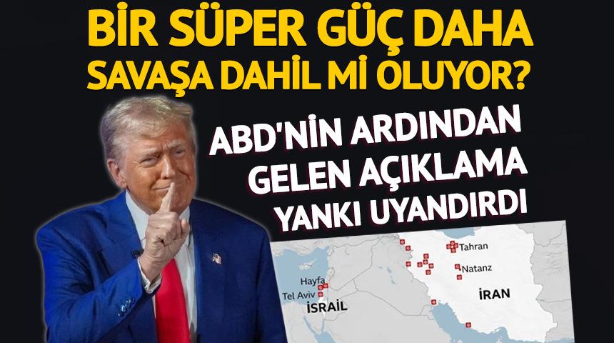 ABD'nin ardından şimdi de Çin! Savaşa dahil mi olacaklar? 