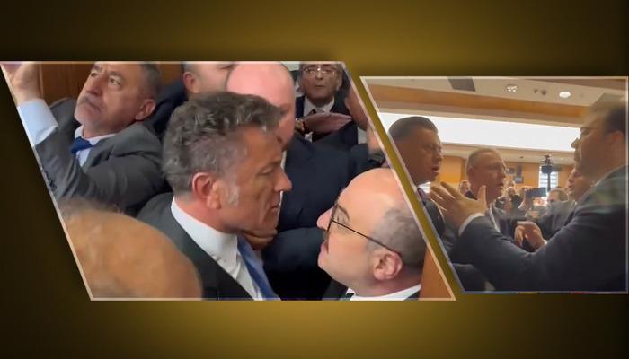 Meclis'te gergin anlar! Mustafa Varank'la Nebi Sarıbal birbirine girdi: "Çık şuradan, terbiyesizliğe bak..."