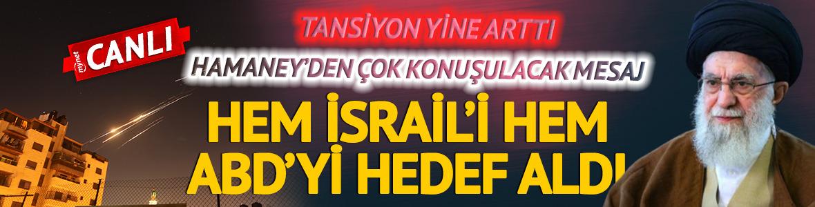 Orta Doğu'da tansiyon artarak devam ediyor! İran'dan yeni mesaj... ABD vurgusu dikkat çekti