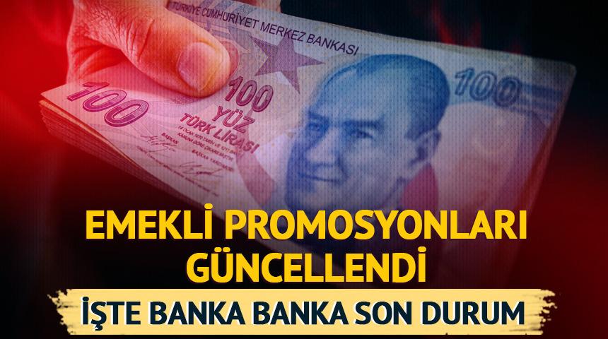 Emekli promosyon ödemesinde güncelleme! Banka banka belli oldu