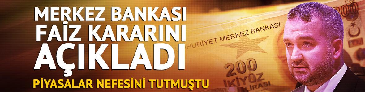 Merkez Bankası politika faizi kararını açıkladı!