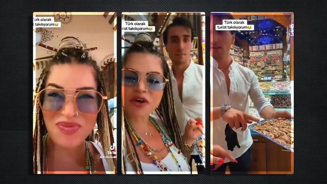 Esnaftan ilgi görebilmek için turist taklidi yaptılar! Kuruyemişe ve lokuma boğuldular...