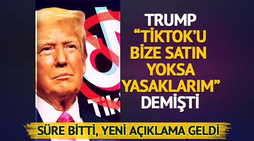 Trump, TikTok için verilen süreyi 90 gün uzattı