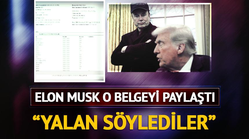 Elon Musk o belgeyi paylaştı! "Yalan söylediler"