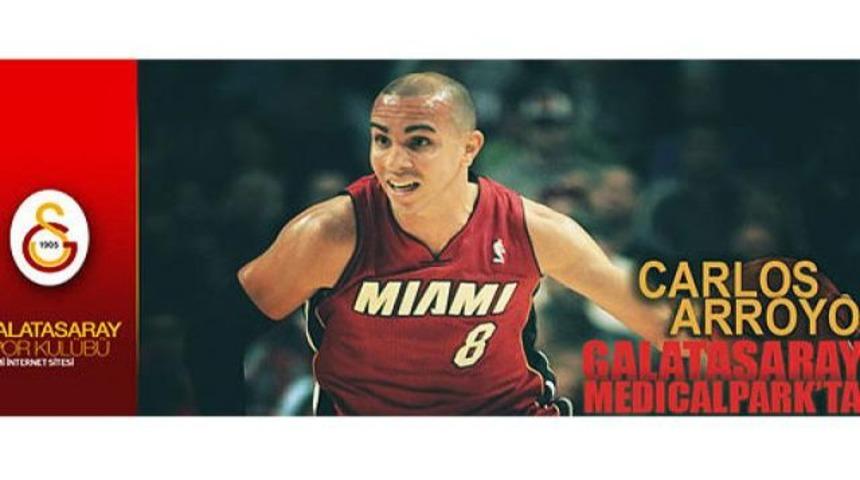 Carlos Arroyo resmen Galatasaray'da