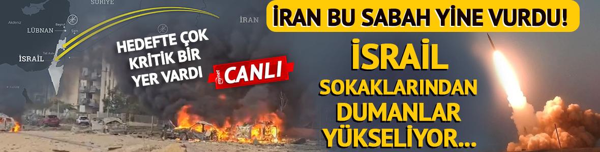 Nevatim üssü vuruldu, Beerşeba'da dumanlar yükseliyor