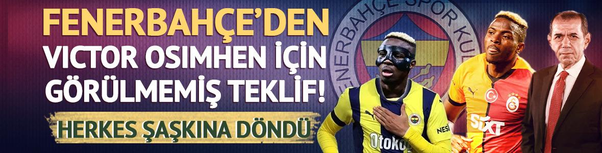 F.Bahçe'den Osimhen bombası! Yapılan teklif ortaya çıktı, herkes şaşkına döndü
