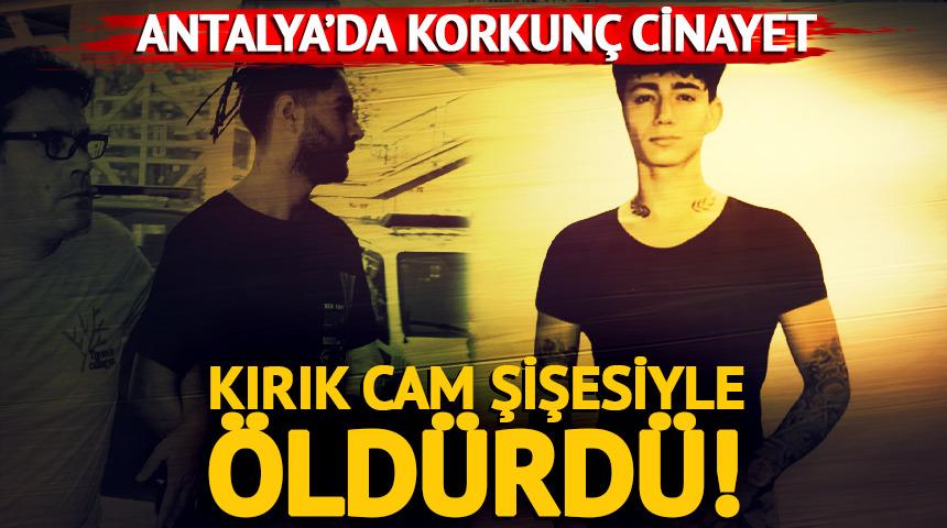 Tartıştığı kişiyi kırık cam şişesiyle öldürdü!