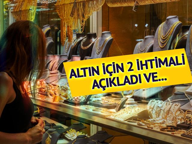 Altın için bu olursa '2 bin 500'e düşer'