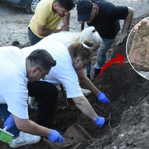 Yol çalışmasında kepçeye takıldı: İncelemeye alındı! "Ne çıkacağını merak ediyoruz"