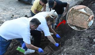 Yol çalışmasında kepçeye takıldı: İncelemeye alındı!