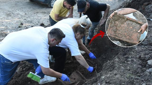 Yol çalışmasında kepçeye takıldı: İncelemeye alındı! Ne çıkacağını merak ediyoruz