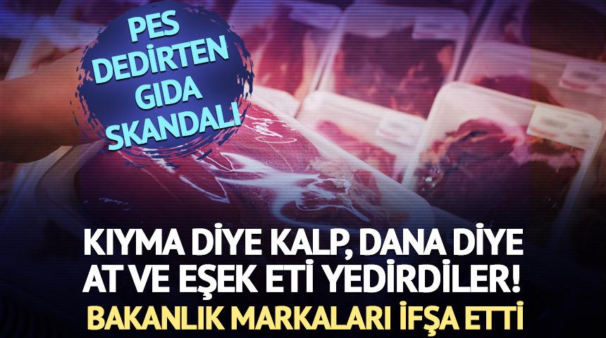 Gıda skandalı pes dedirtti: Kıyma diye kalp, dana diye at ve eşek eti yedirmişler!