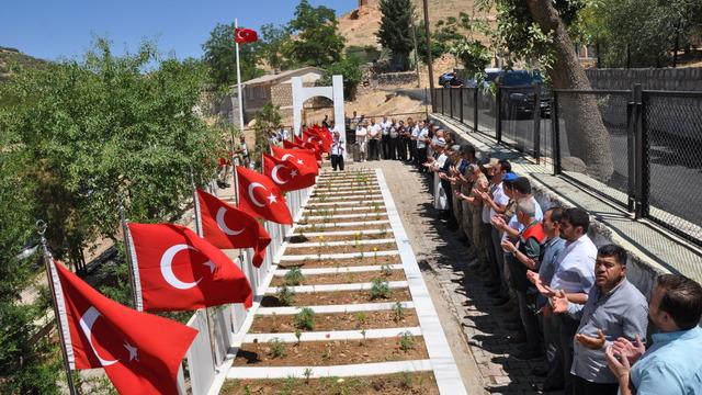 Mardin'de 38 yıl önce şehit edilen 30 kişi, törenle anıldı
