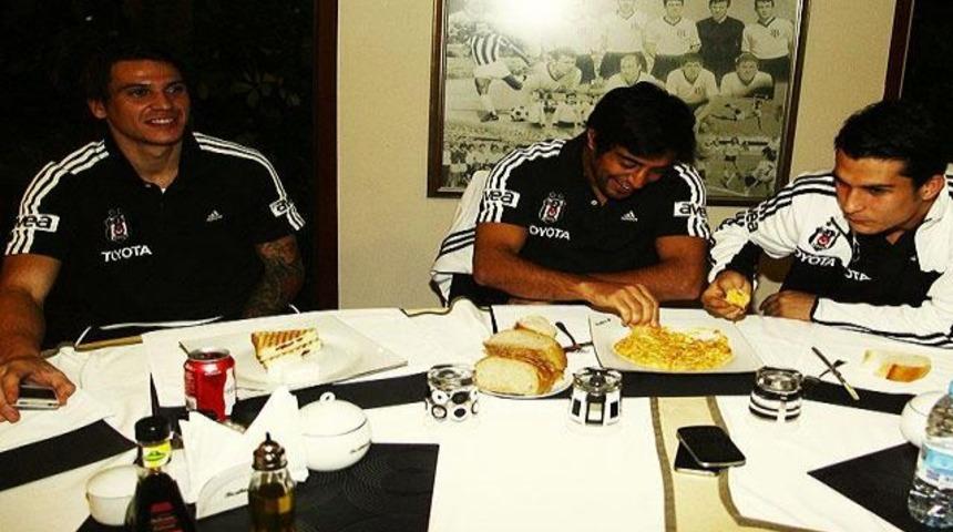 Beşiktaş'ta menemen keyfi..!