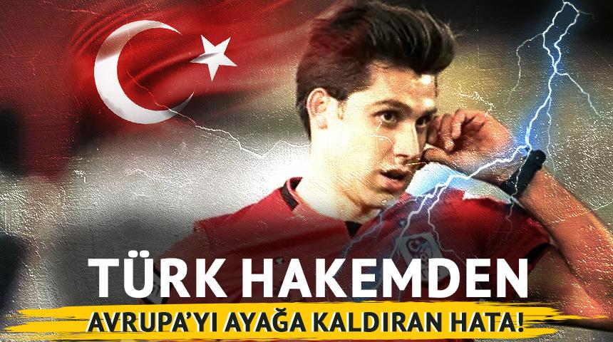 Türk hakemden Avrupa'yı karıştıran hata! VAR olmayan maçta VAR kararı verdi