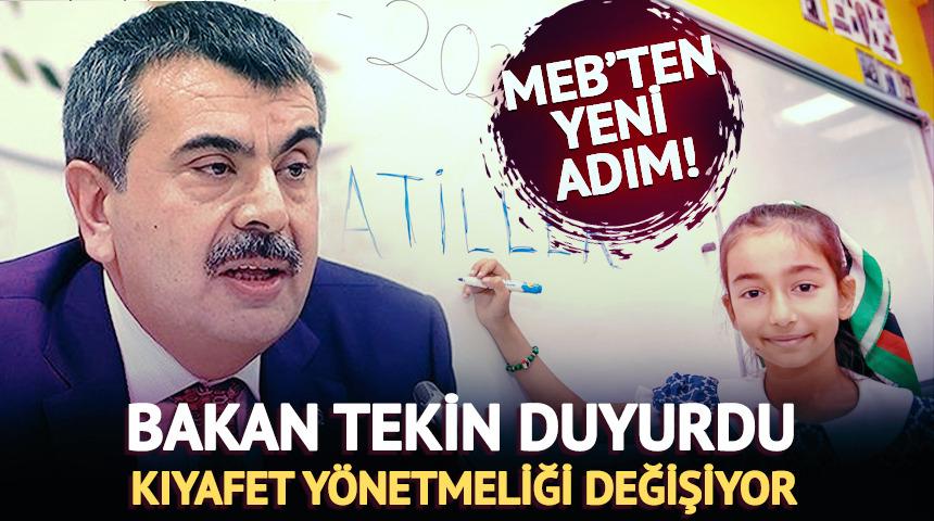 MEB'ten yeni adım! Bakanı Tekin duyurdu: Okullarda serbest kıyafet uygulaması sona eriyor, forma geri dönüyorr
