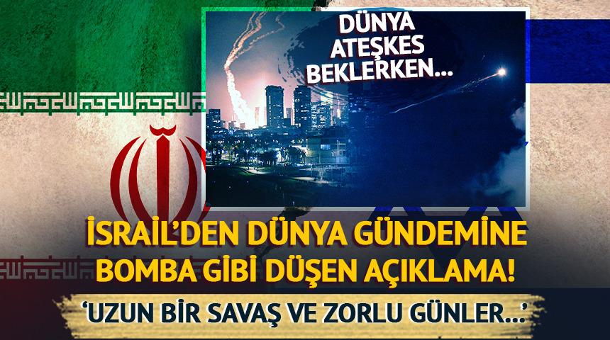 Tüm dünya ateşkes bekliyordu! İsrail: "Uzun bir savaş ve zorlu günler..."