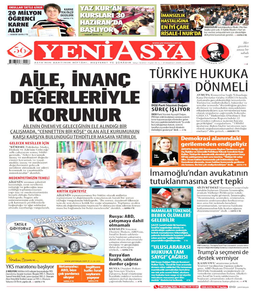 Yeni Asya Gazetesi