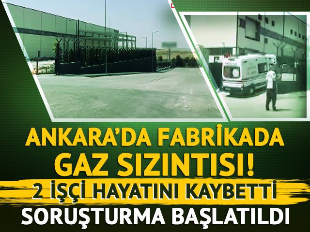 Ankara'da lityum fabrikasında gaz sızıntısı! 2 işçi hayatını kaybetti, 3 işçi hastaneye kaldırıldı