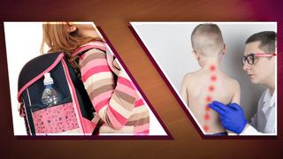 Aileler dikkat! Çocuğunuzun üzerine kıyafeti tam oturmuyorsa dikkate alın: Ağır çanta taşımasına izin vermeyin! Skolyoz nedir?