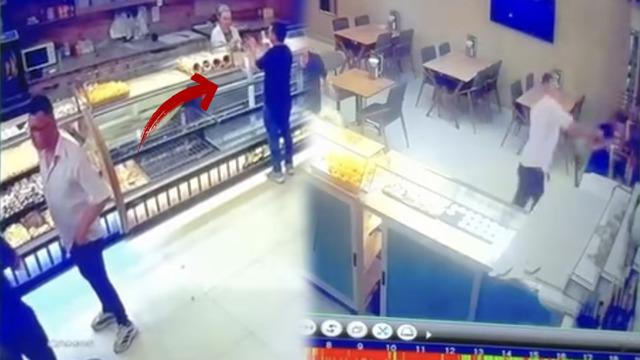 Pastanede dehşet anları: Tartıştığı kişiyi bıçakladı! 18 yıl önce de komşusunu öldürmüş!