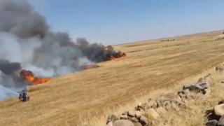 Konya'da korkutan yangın!