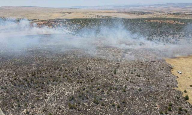 Araban’da çıkan örtü yangını söndürüldü 1