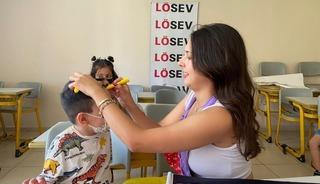 Lösemili çocuklara moral etkinliği
