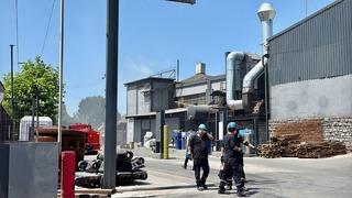 Kocaeli'de çelik döküm fabrikasında çıkan yangın söndürüldü