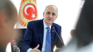 TBMM Başkanı Kurtulmuş, Brüksel'de Türk gazetecilerle bir araya geldi