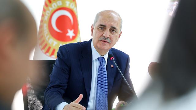 TBMM Başkanı Kurtulmuş, Brüksel'de Türk gazetecilerle bir araya geldi