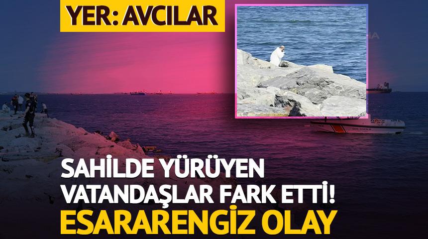 Avcılar'da esrarengiz olay: Yürüyüş yapan vatandaşlar fark etti! 