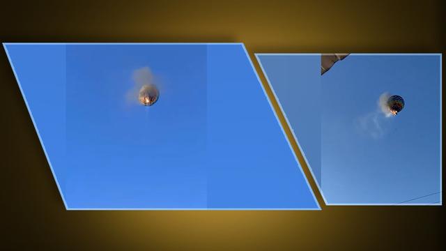 Yer: Brezilya... Sıcak hava balonundaki yangın faciayla sonuçlandı: İşte o anlar!