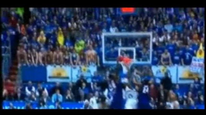 Basketbolda bu da oldu! (Video)