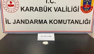 Karabük'te uyuşturucu operasyonu! 8,13 gram metamfetamin ele geçirildi