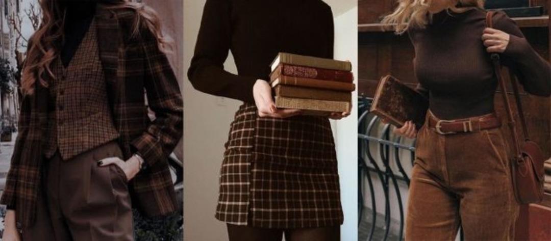 Çabasız şıklık ve gösteriş istiyorsan dark academia trendi tam sana göre! 7