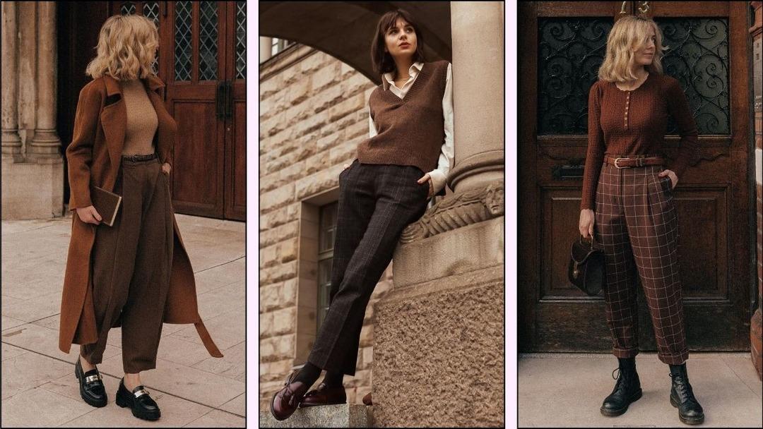 Çabasız şıklık ve gösteriş istiyorsan dark academia trendi tam sana göre! 6