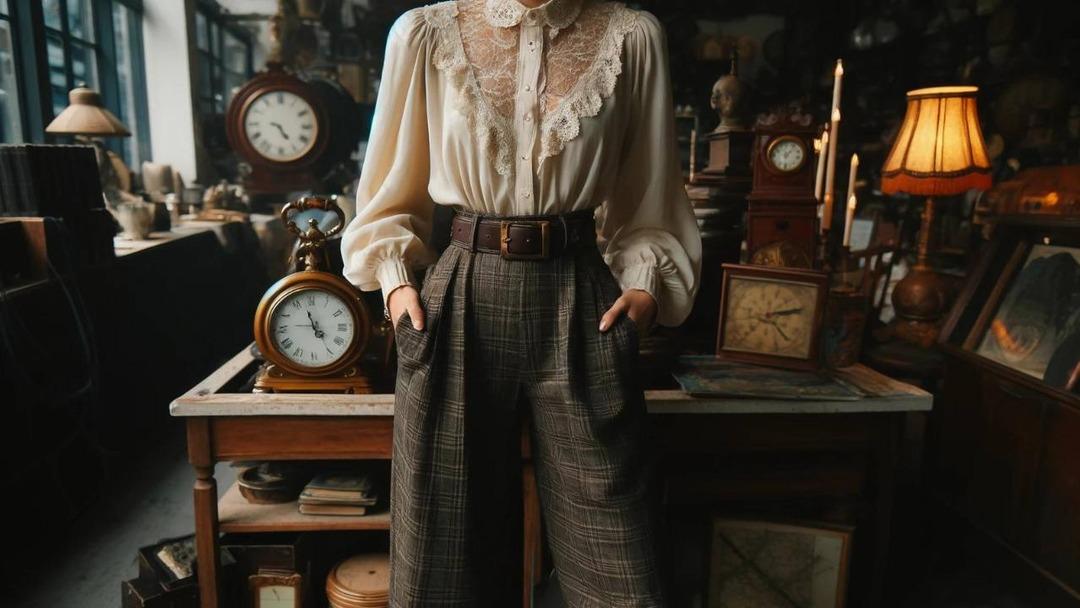 Çabasız şıklık ve gösteriş istiyorsan dark academia trendi tam sana göre! 8